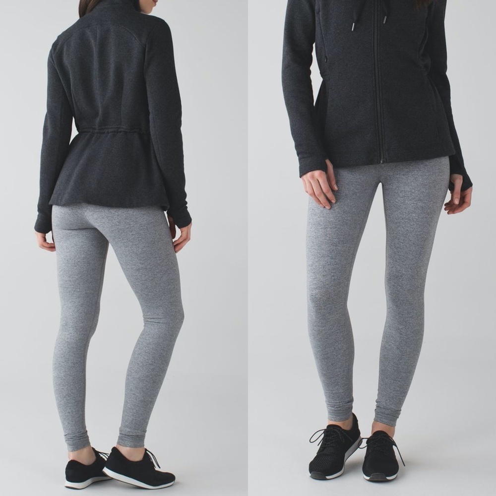 Lululemon Wunder Under Pant Heathered Slate Size 6